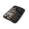 Brush Set with Roll-Up Holder